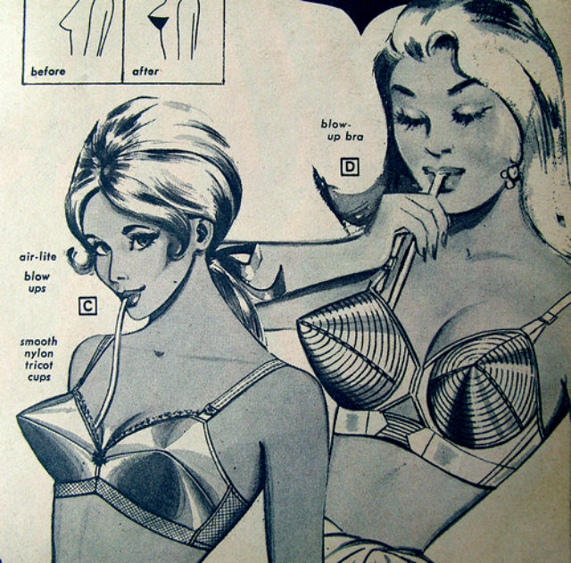 Blow Up to Be the Size You Want: The Inflatable Bra from the 1950s and 1960s Vintage Ads