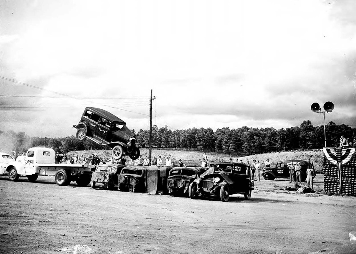 #5  Jimmie Lynch and his Death Dodgers who Crashed Cars to Entertain the Public, 1940s #5 Sports