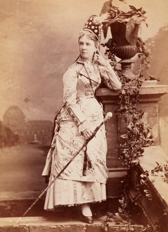 #5 Mrs. Henry T. Sloane (neé Jessie Robbins and later Mrs. Perry Belmont), 1883