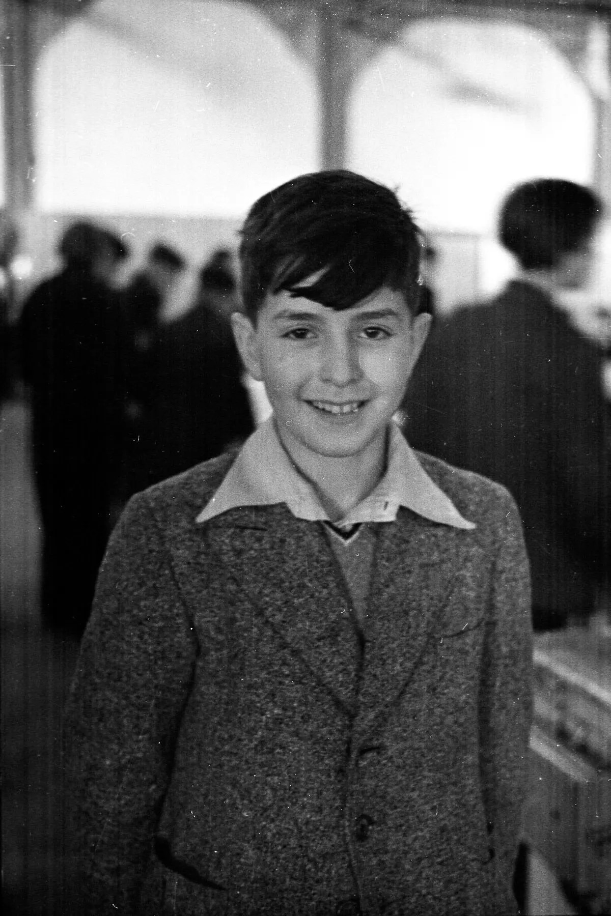 #22 A refugee at the Dovercourt holiday camp.