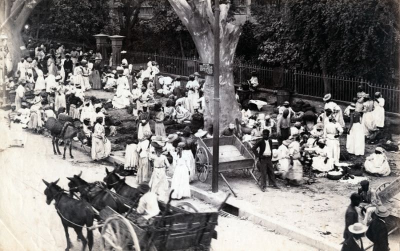 #41 Jubilee Market, Orange St, Kingston, Jamaica, 1890
