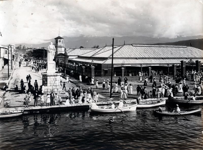 #46 Victory Market, Kingston, Jamaica, 1890