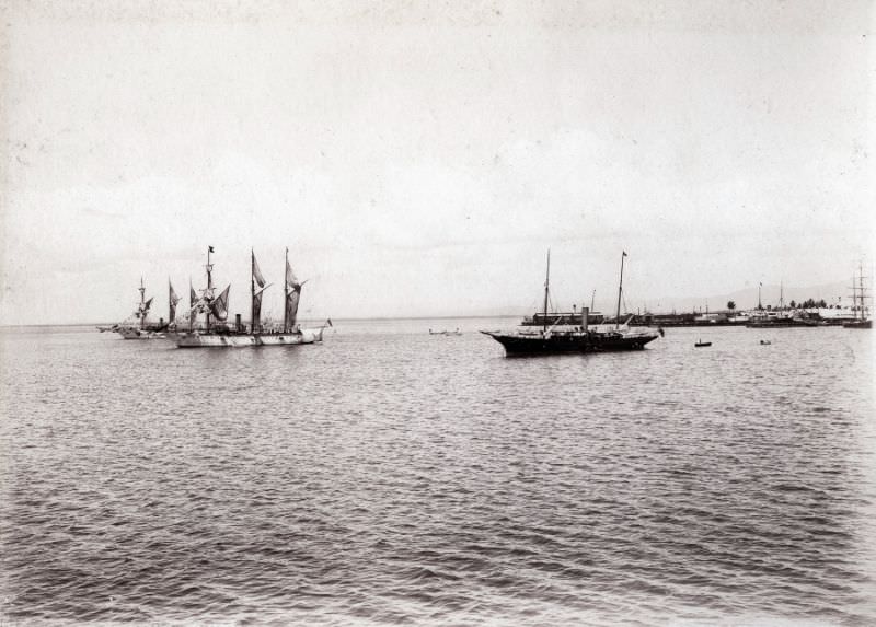 #82 Harbor of Kingston, Jamaica, 1899