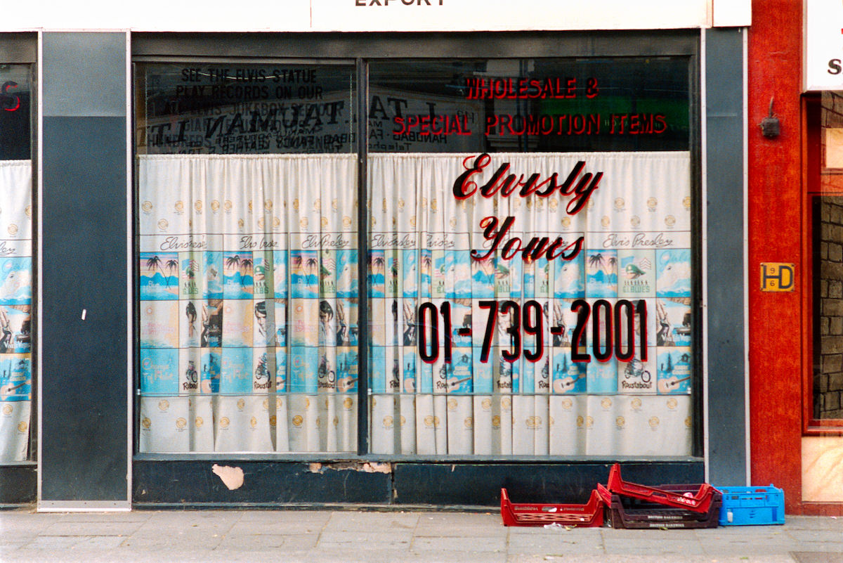 #16 Elvisly Yours, Shoreditch High Street, Shoreditch, Hackney, 1986