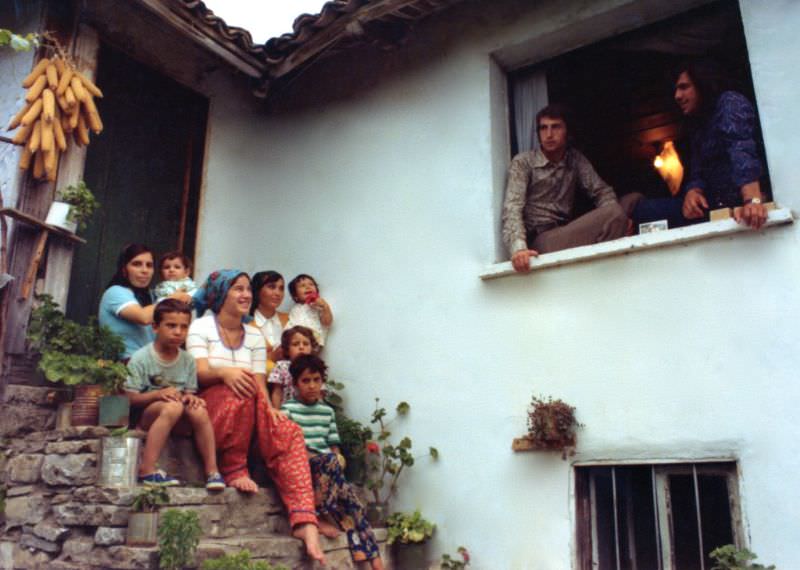 #34 Mothers, children and friends, Polyanovo, Bulgaria, 1976