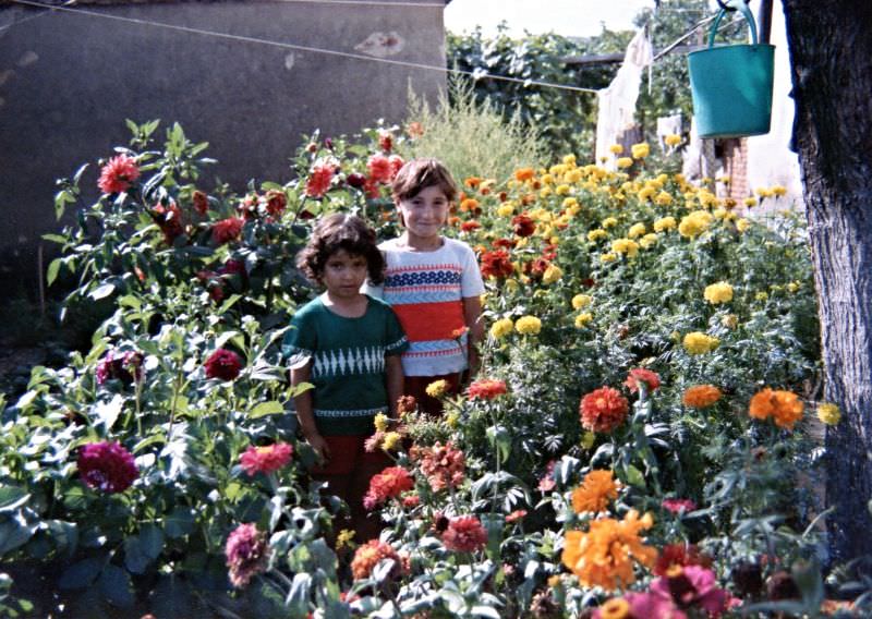 #46 Semra and Sabrie, Polyanovo, Bulgaria, circa 1978