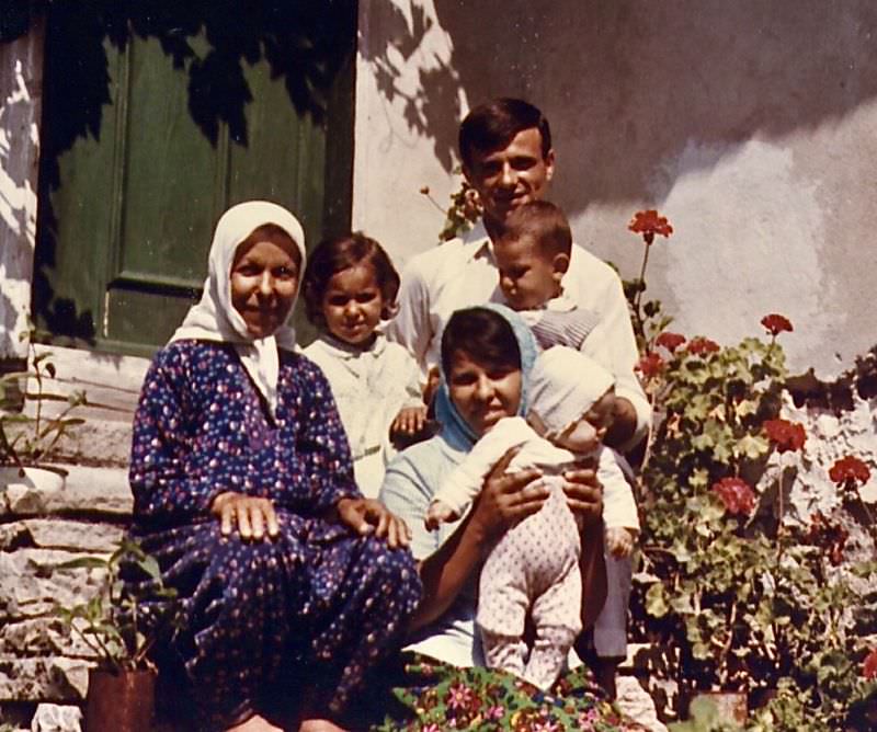 #5 Mom with Mümine’s family, Polyanovo, Bulgaria, 1971