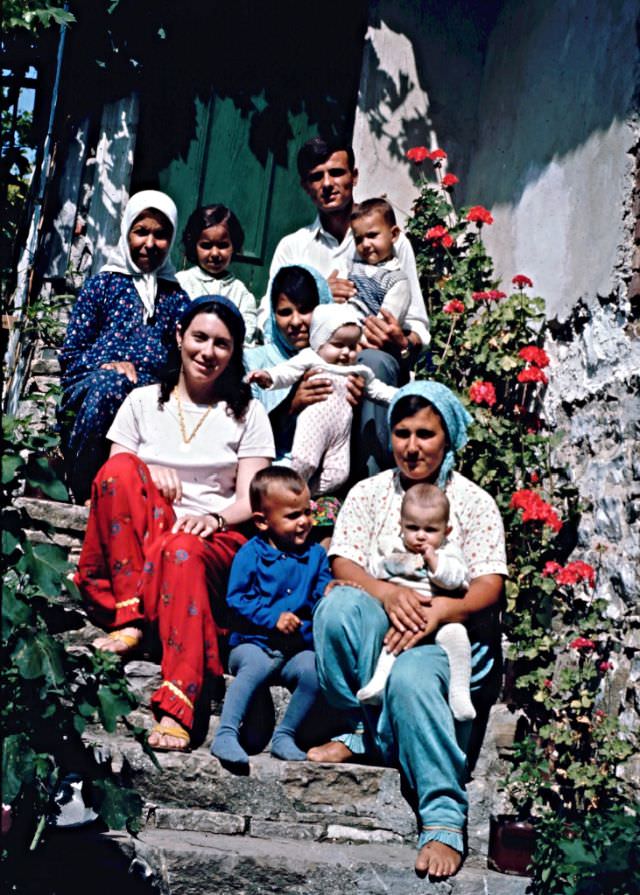 #8 Sandy with my family, Polyanovo, Bulgaria, 1971