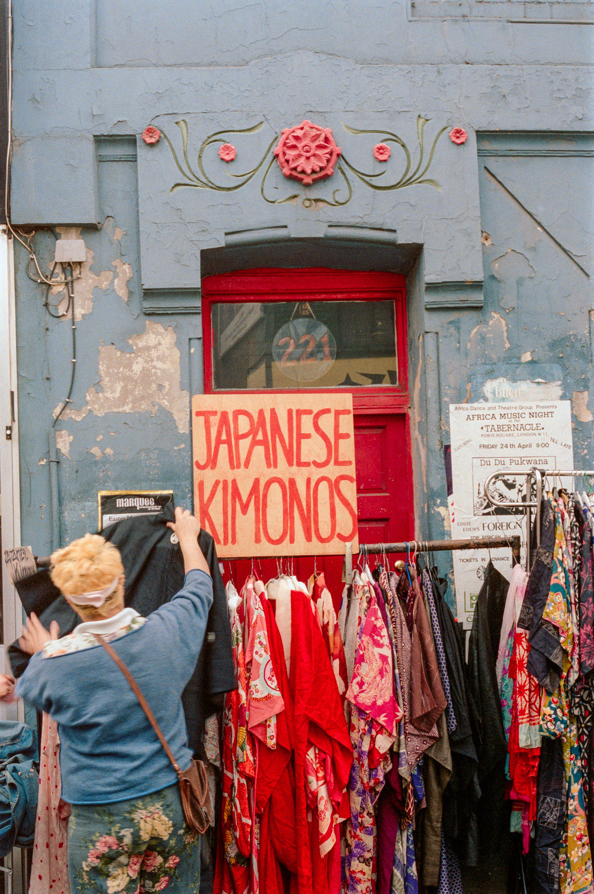 #1 Japanese Kimonos on sale at 221, Portobello Rd, Notting Hill, Kensington & Chelsea, 1987