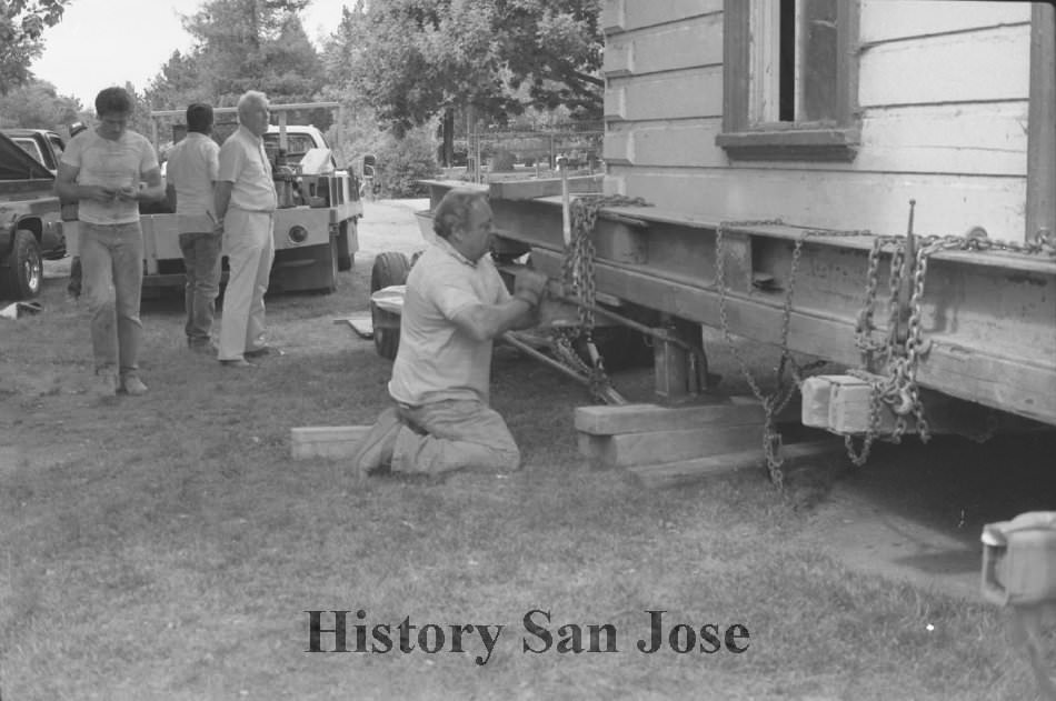 #1 Zanker House placement on site. Perez Brothers Crew, 1986