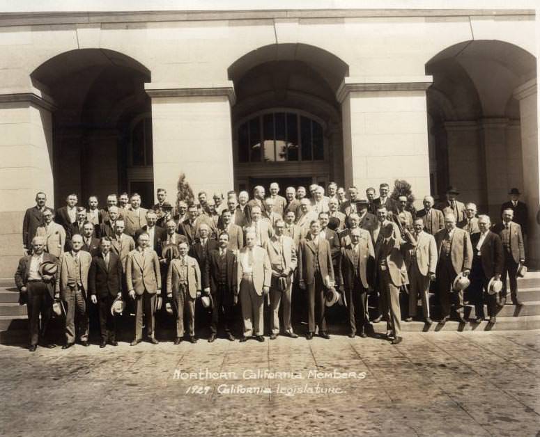 #79 Northern California Members 1929 California Legislature, 1929