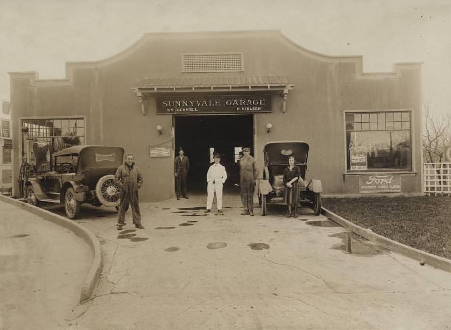 #87 Sunnyvale Garage, William Cockrell & N. Nielsen, 1922
