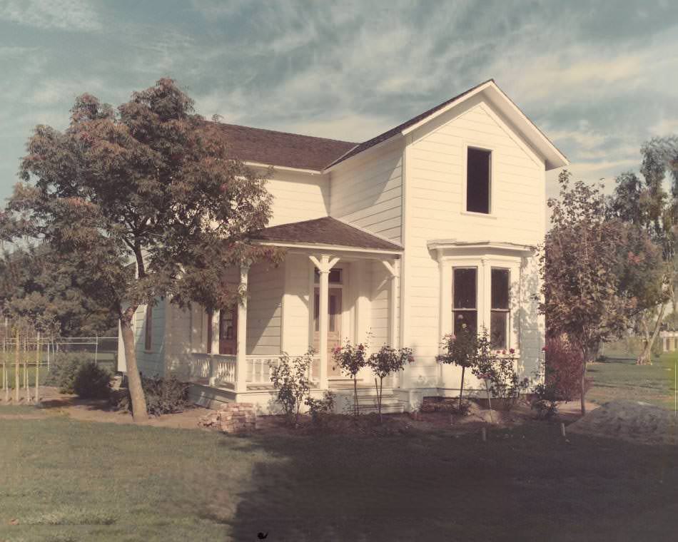 #92 Chiechi House – original location and at History Park, 1977