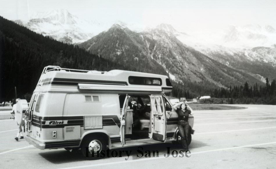 #96 Nancy Rosenlund and Falcon Motor Van, 1980s