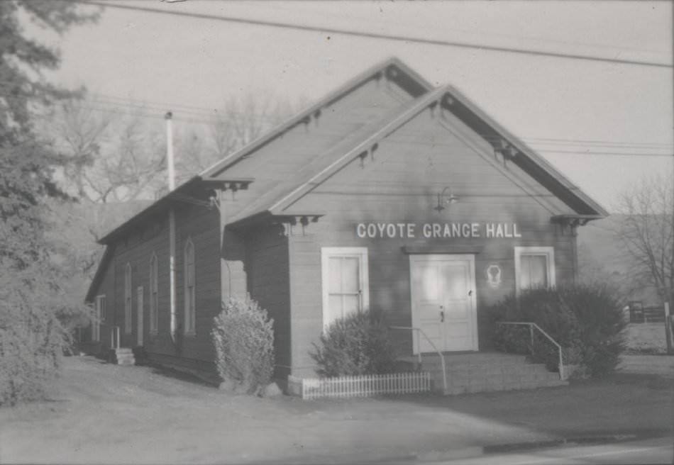#141 Coyote Grange Hall, 1975