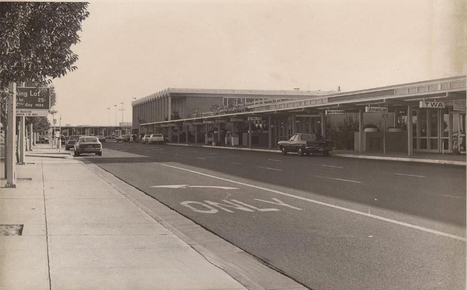 #1 San Jose Airport, passenger terminal, 1973