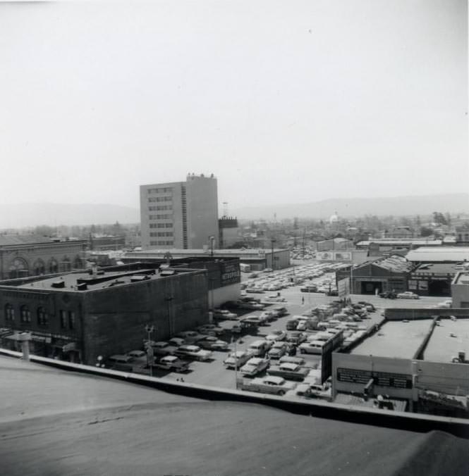 #59 Parking lot on South Market Street, 1960