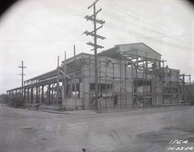 #64 Building under construction, 1926
