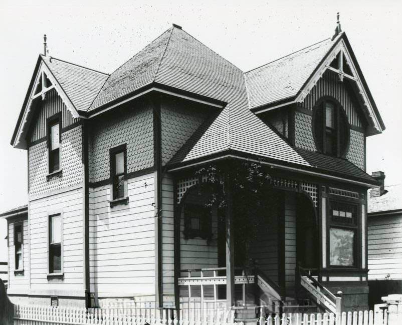 #54 Two-story Victorian house in San Jose, 1970s