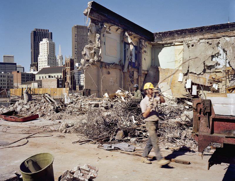 #27 School Demolition, 4th at Howard Street, 1980