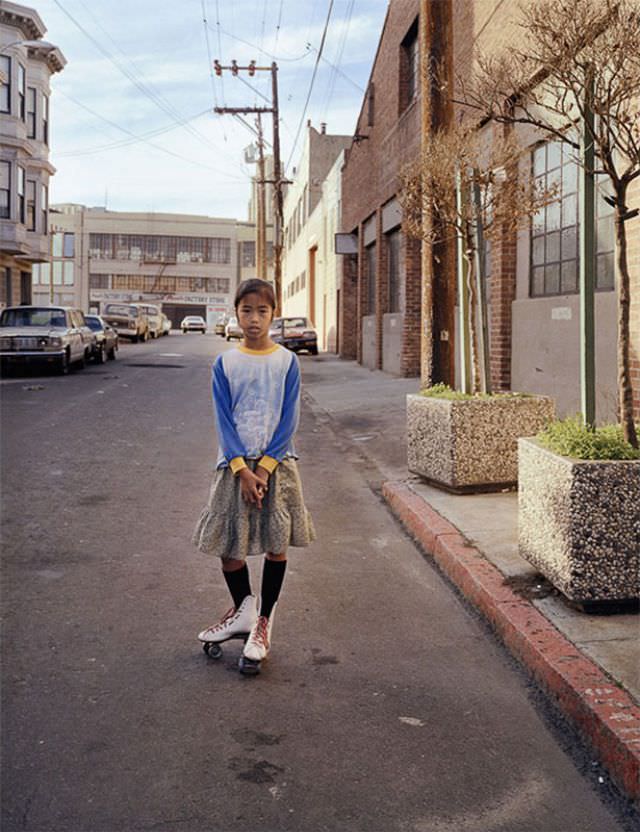 #14 Marie on Skates, Langton Street, 1981