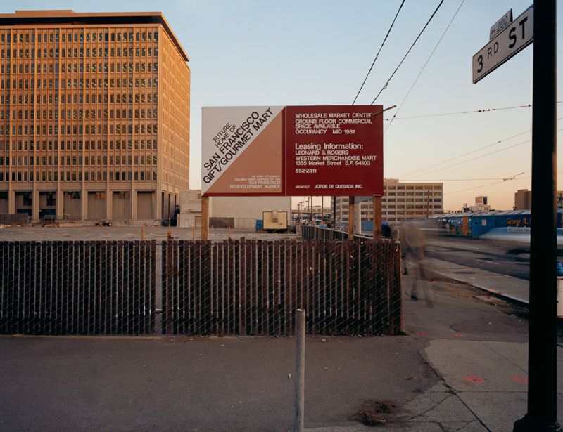 #5 Across from the Moscone Center, 3rd at Tehama Street, 1980