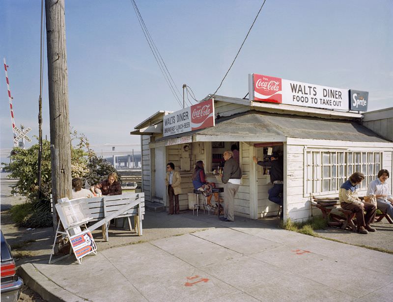 #35 Walt’s Diner, 7th at King Street, 1981
