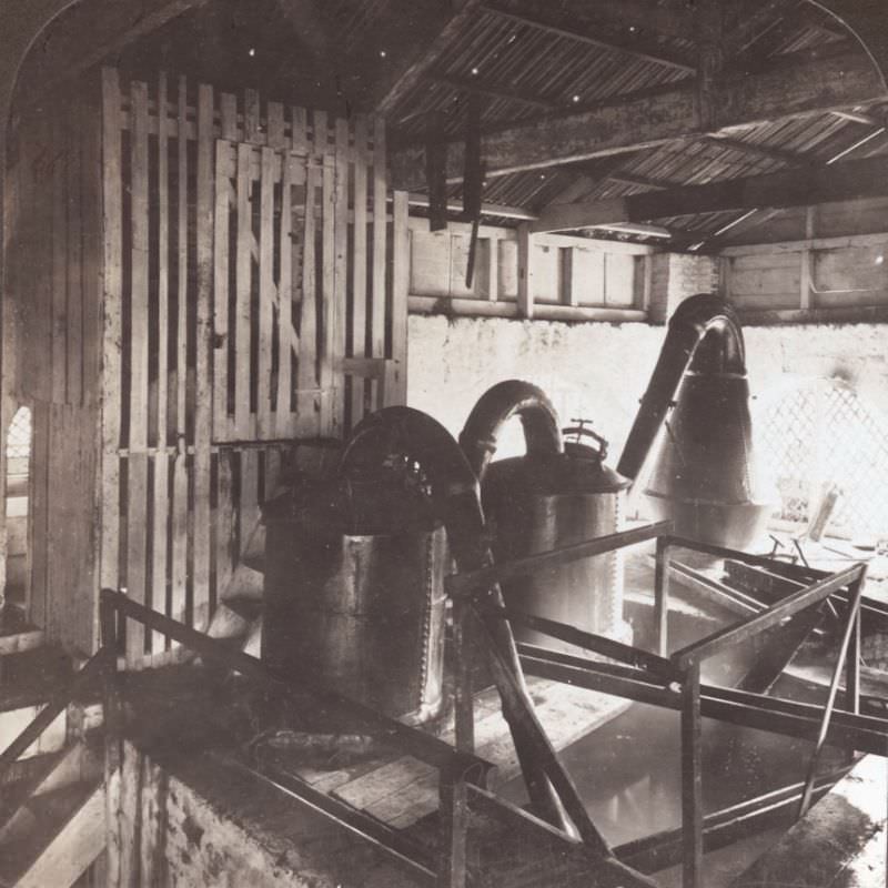 #19 The Still and Retorts for Making Jamaican Rum in the Liquor Department of a Sugar Estate, Jamaica, 1904