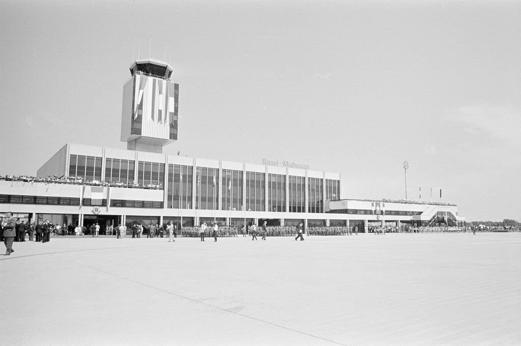 #129 Basle Mulhouse airport, 1970