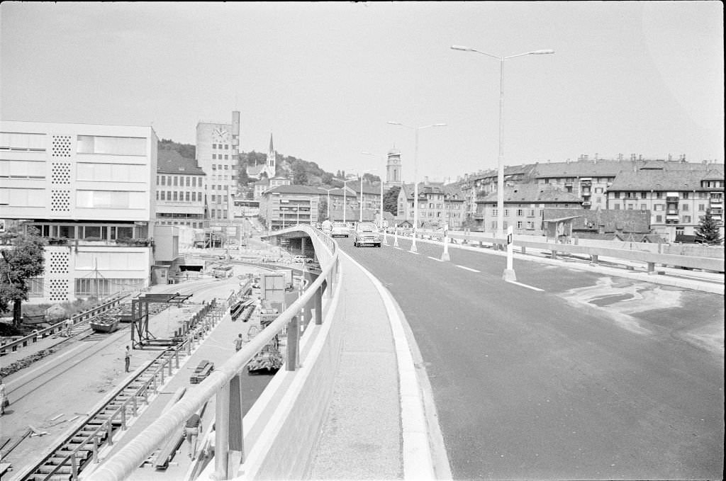 #134 Road construction in Zurich, 1970