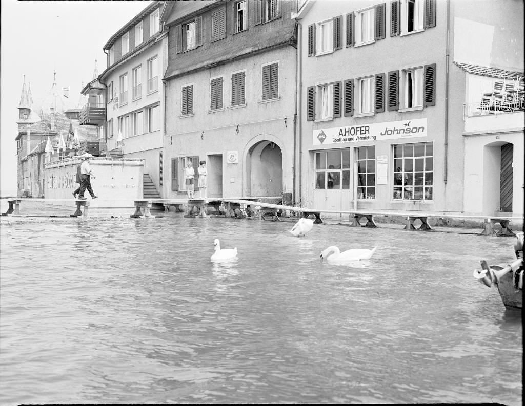 #146 Flood at Lake Constance, 1970