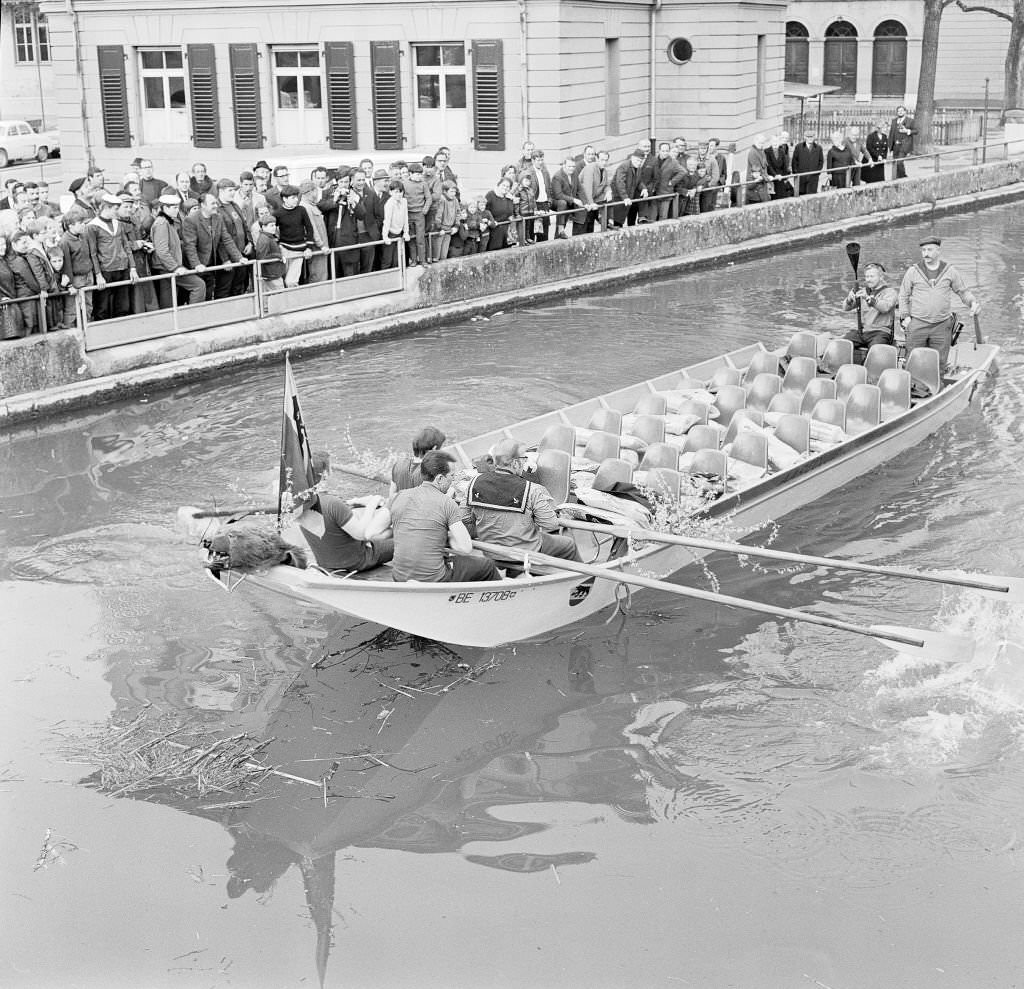 #176 Naming of a ship in Berne, 1970