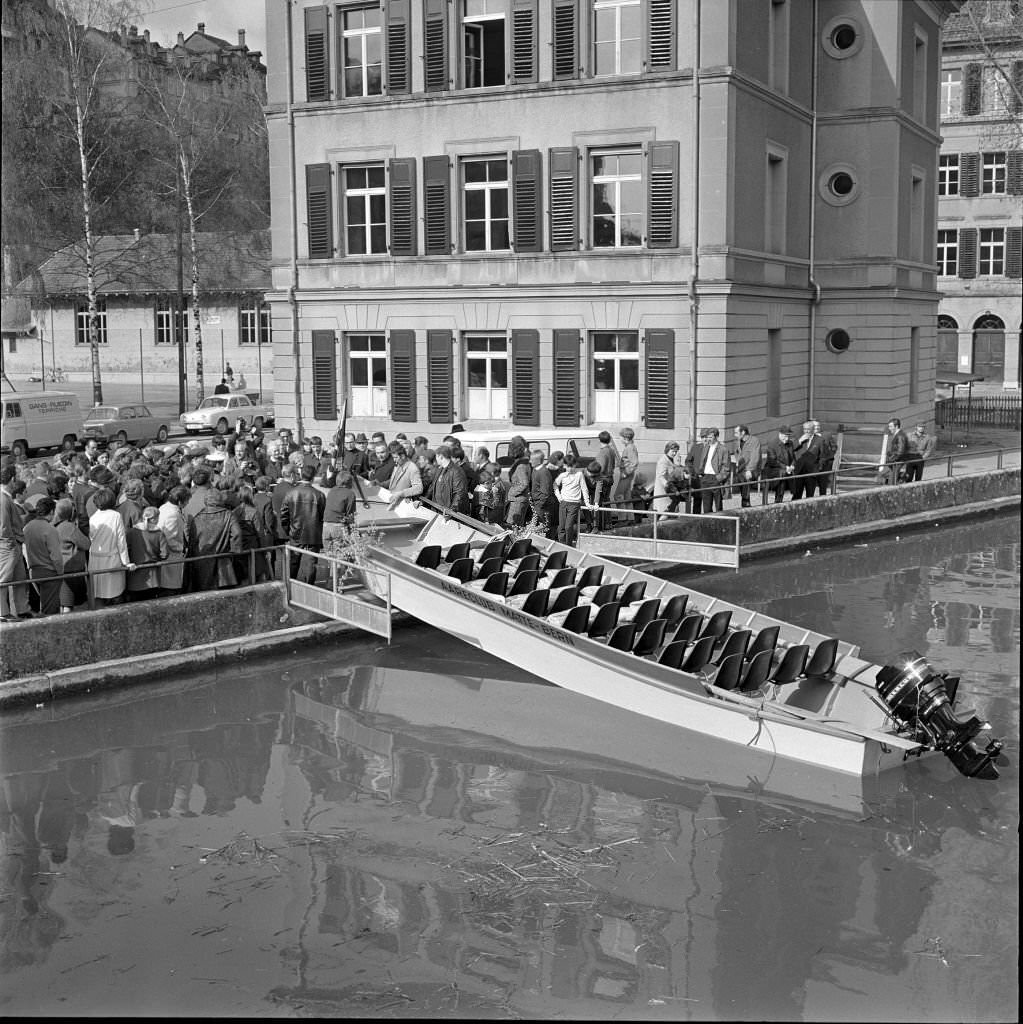 #177 Naming of a ship in Berne, 1970