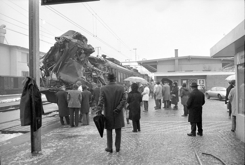 #236 Railway accident in Feldmeilen, 1971