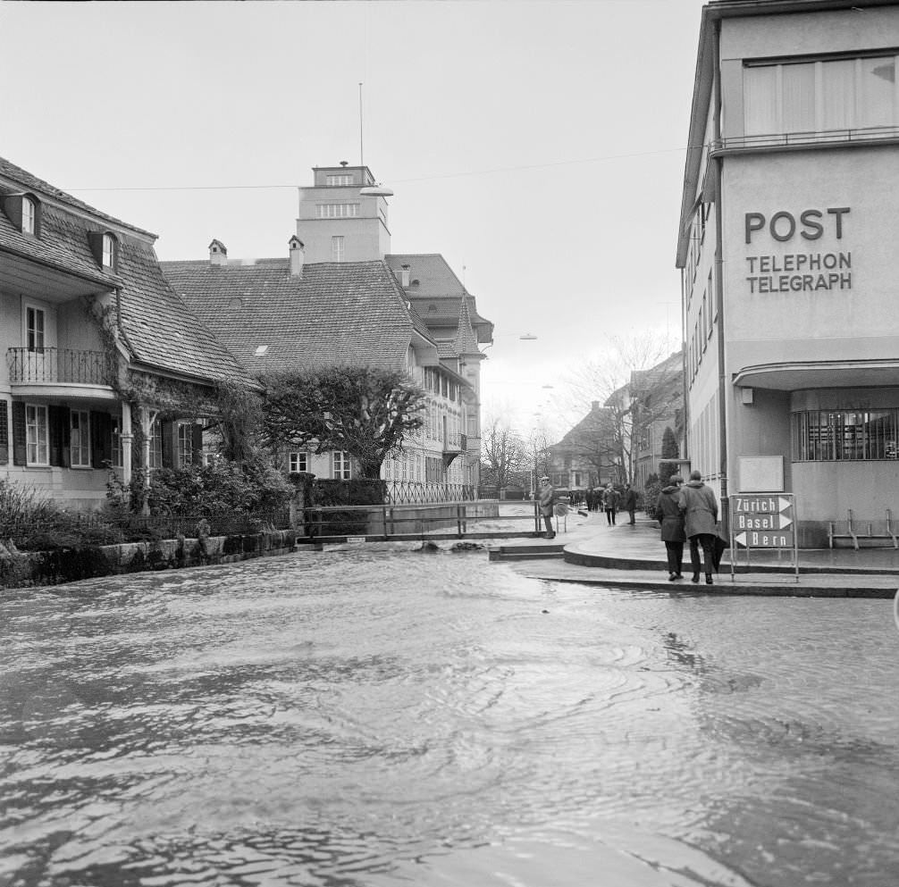 #72 Floods in Langenthal, 1970