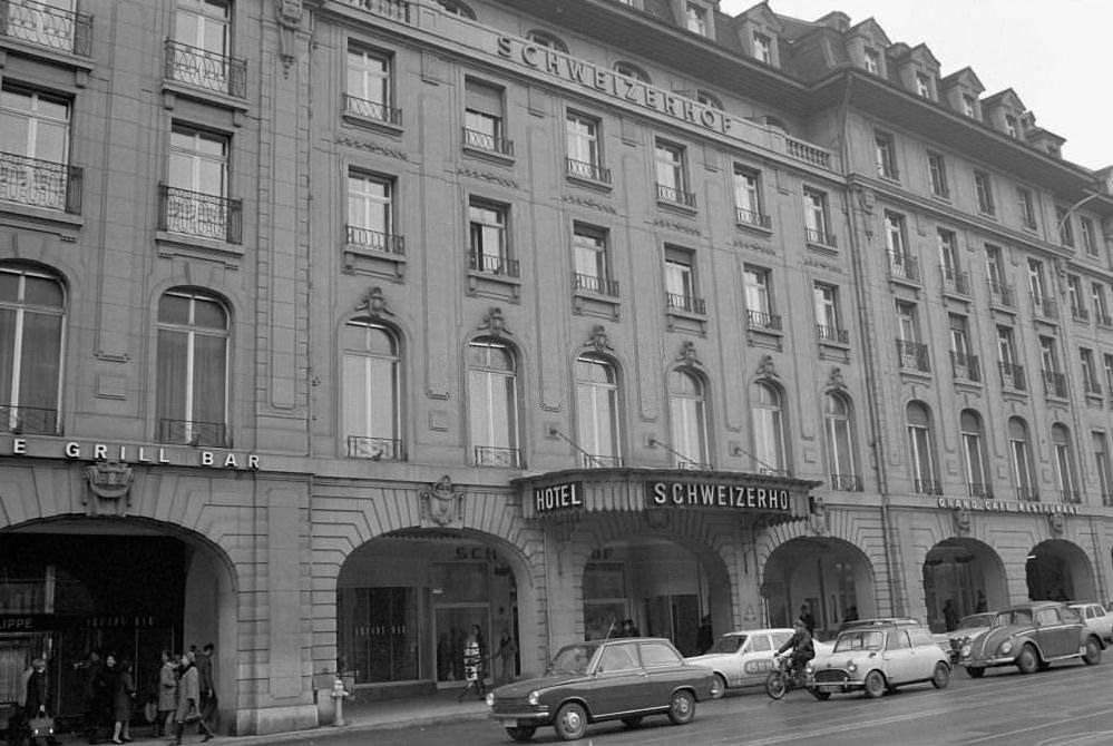 #85 Hotel Schweizerhof, Berne, 1970