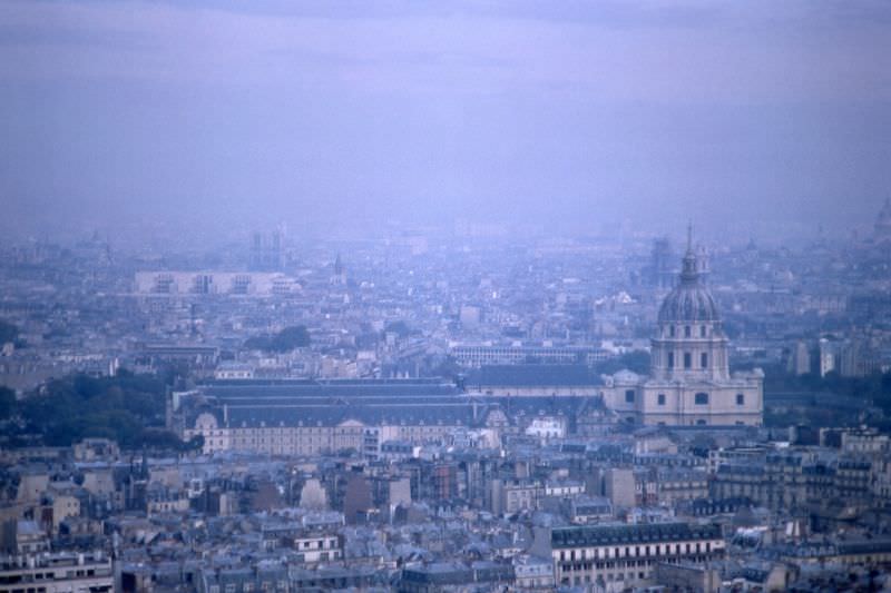 #103 View from Eiffel Tower, Paris, 1966