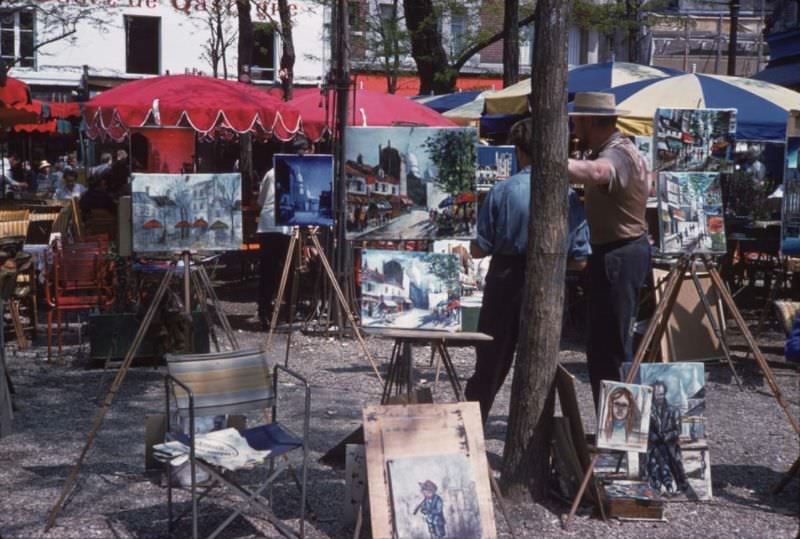 #71 Place du Tertre, Montmartre, 1960