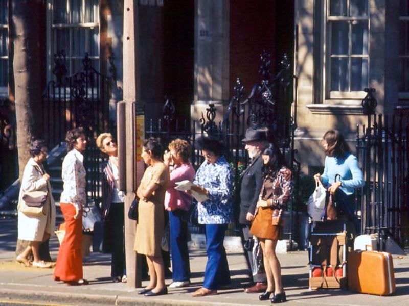 #102 Bus Queue, 1970s