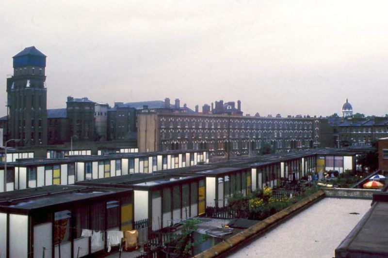 #107 Day view from the London Park Hotel, 1970s