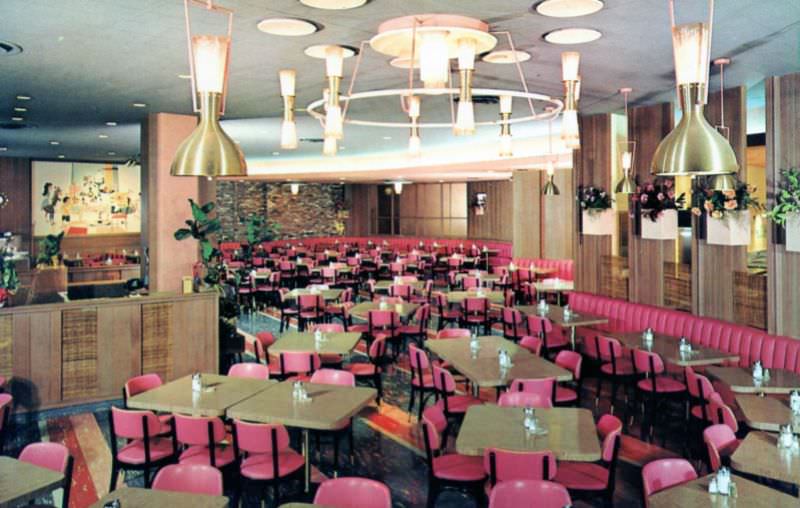 Clifton’s Cafeteria, Eastland Shopping Center, San Bernardino Freeway at Citrus Ave., West Covina, California
