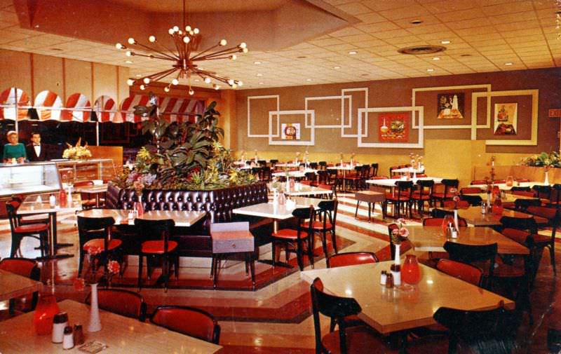 #9 Clifton’s Midtown Cafeteria at 685 South Hoover, just south of Wilshire Blvd., Los Angeles, California
