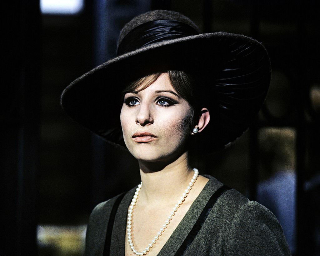 #12 Barbra Streisand as entertainer Fanny Brice in the biopic ‘Funny Girl’, 1968.