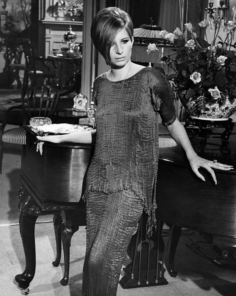 #28 Barbra Streisand, as Fanny Brice, in a promotional portrait for ‘Funny Girl’, 1968