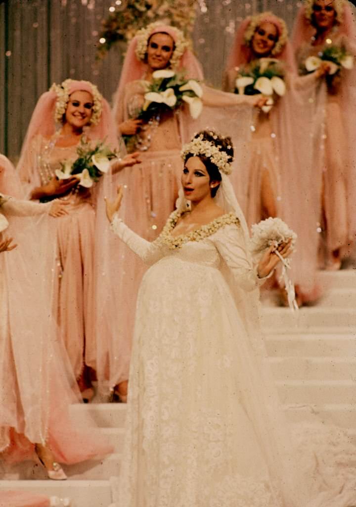 #37 Barbra Streisand on the set of ‘Funny Girl’, 1968