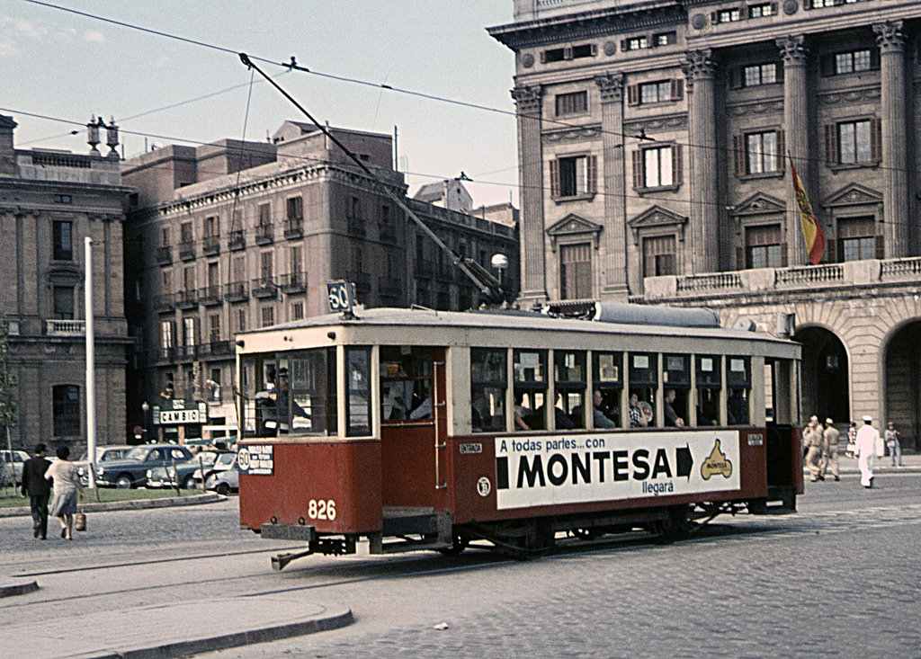 Stunning Color Photos of Barcelona Tramways in the 1960s Vehicles &; Transportation