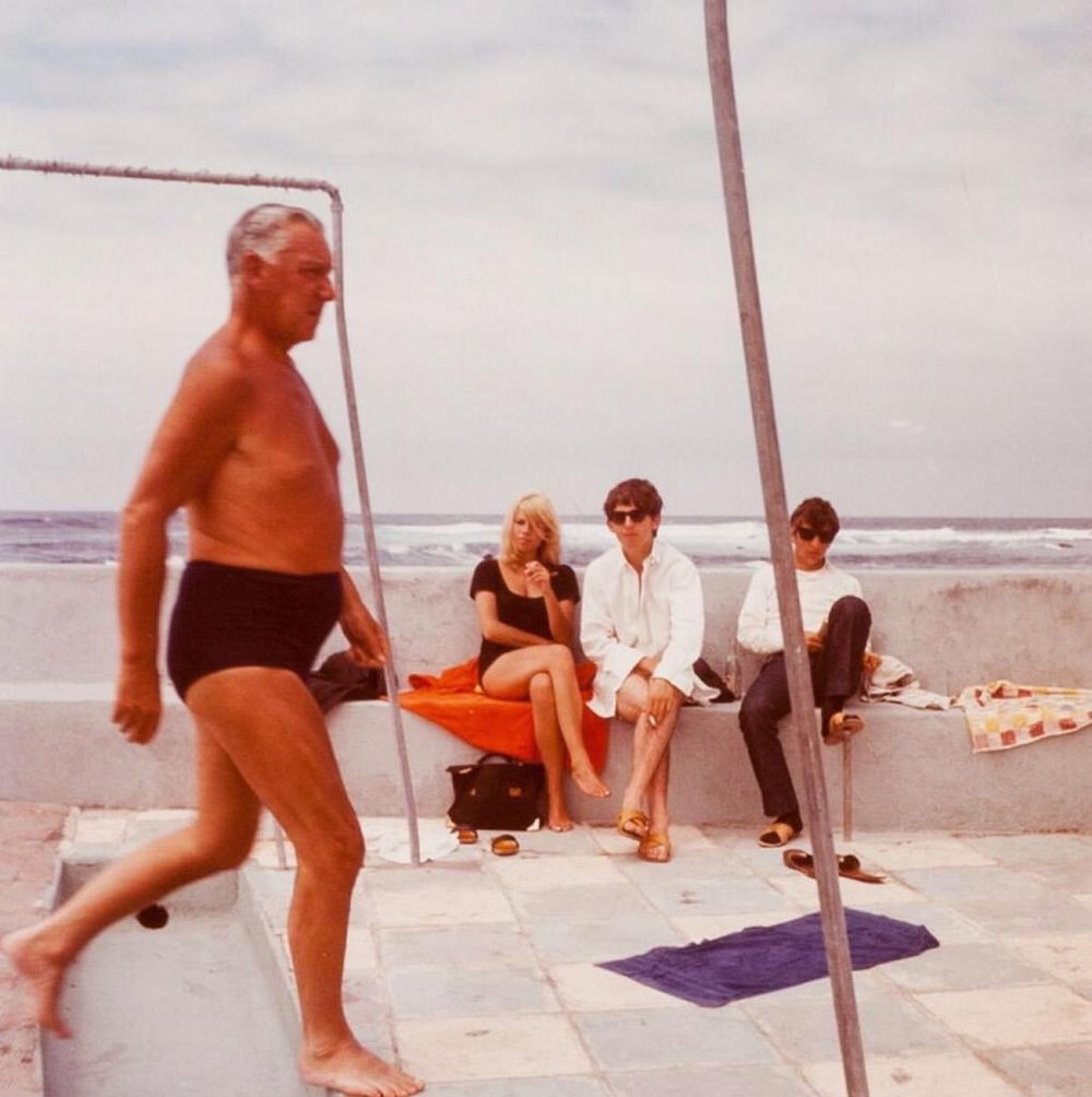 #3 George Harrison, Ringo Starr and Astrid Kirchherr in Tenerife, April 1963.