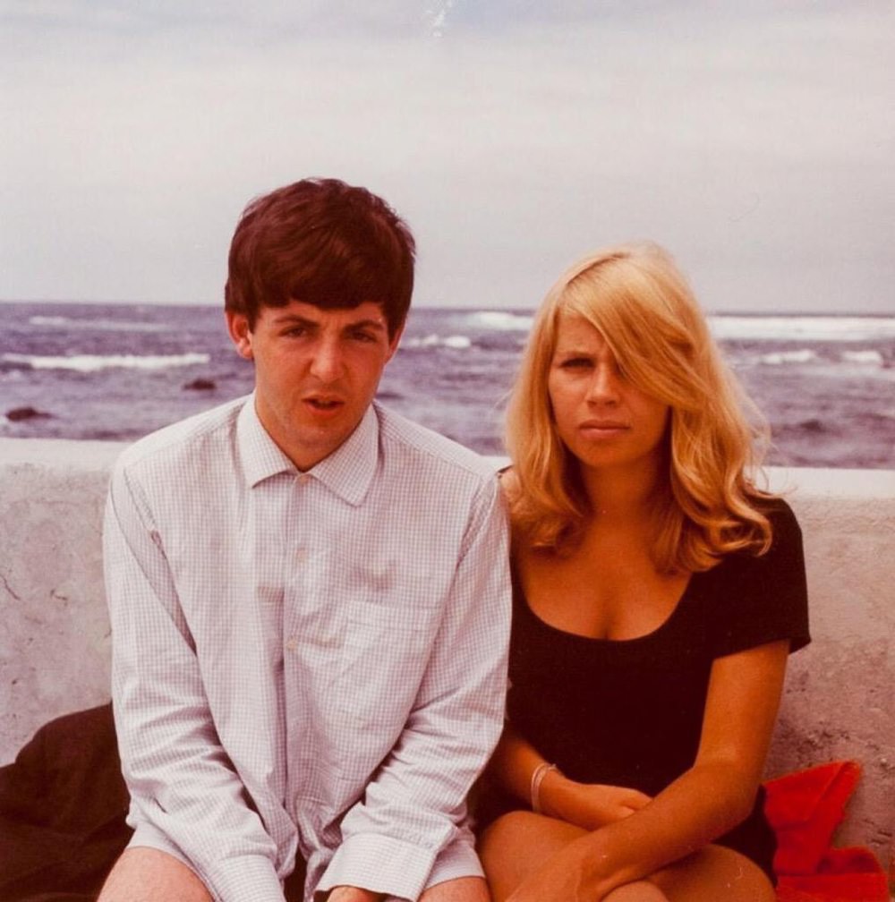 #8 Paul McCartney and Astrid Kirchherr in Tenerife, April 1963.