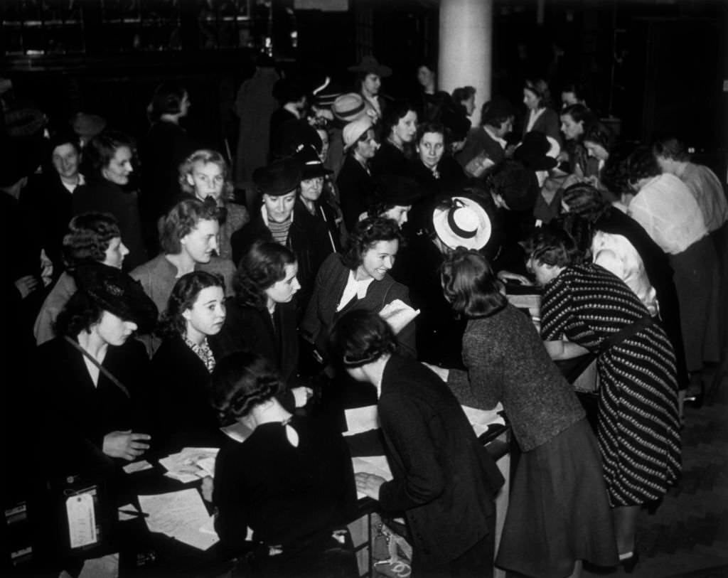 #28 The recruiting office for the Women’s Auxiliary Air Force, 1939