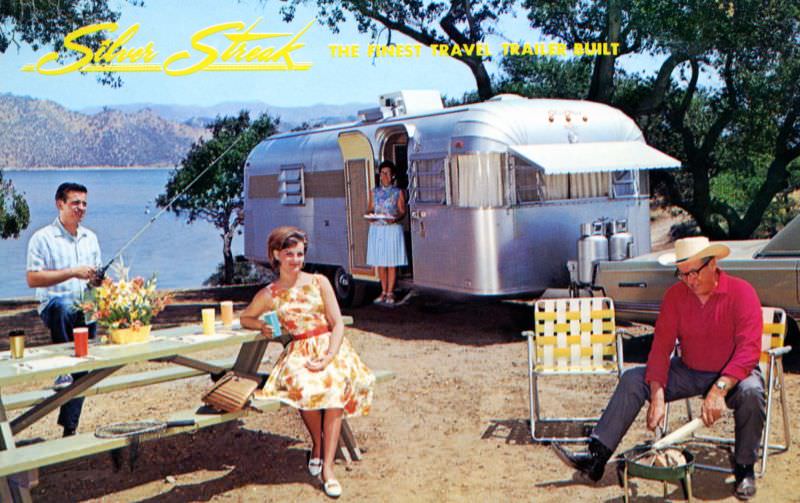 #14 Silver Streak travel trailers, El Monte, California